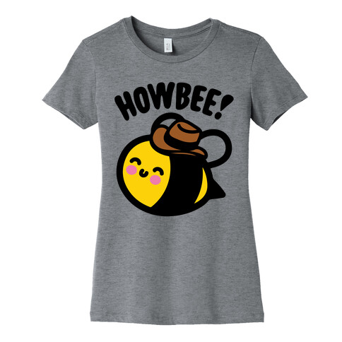 Howbee Howdy Bumble Bee Country Parody Womens T-Shirt