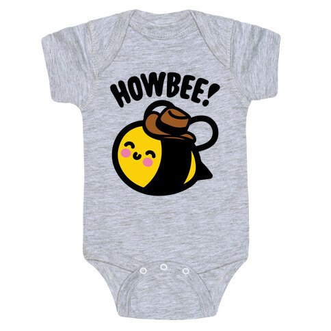 Howbee Howdy Bumble Bee Country Parody Baby One-Piece