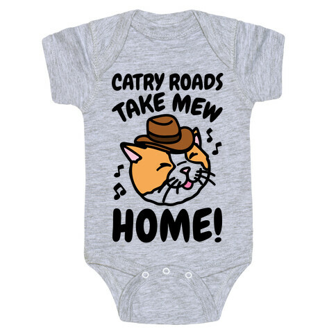 Catry Roads Take Mew Home Parody Baby One-Piece