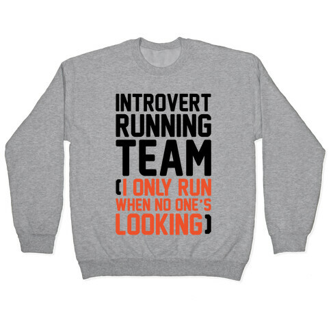 Introvert Running Team Pullover