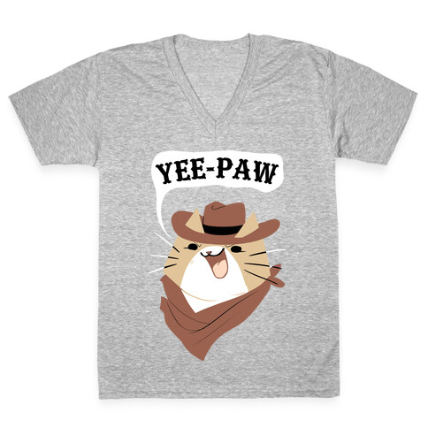 YEE-PAW! V-Neck Tee Shirt