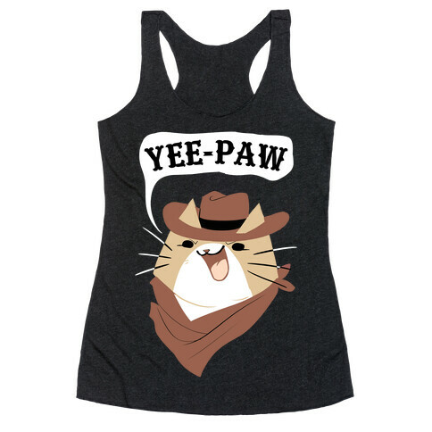 YEE-PAW! Racerback Tank Top