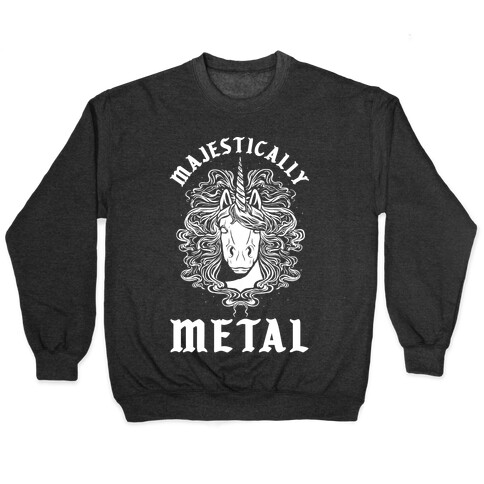 Majestically Metal Unicorn Pullover