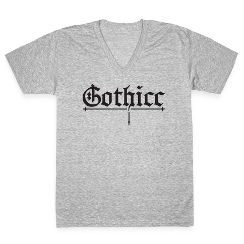 Gothicc V-Neck Tee Shirt