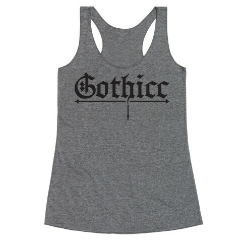 Gothicc Racerback Tank Top