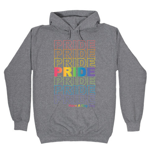 Pride Thank You Bag Parody Hooded Sweatshirt