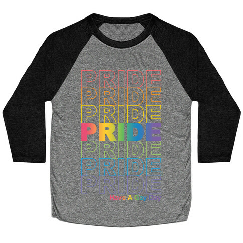 Pride Thank You Bag Parody Baseball Tee