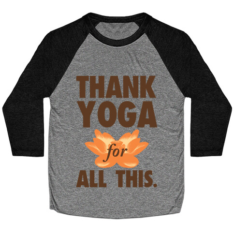 Thank Yoga Baseball Tee