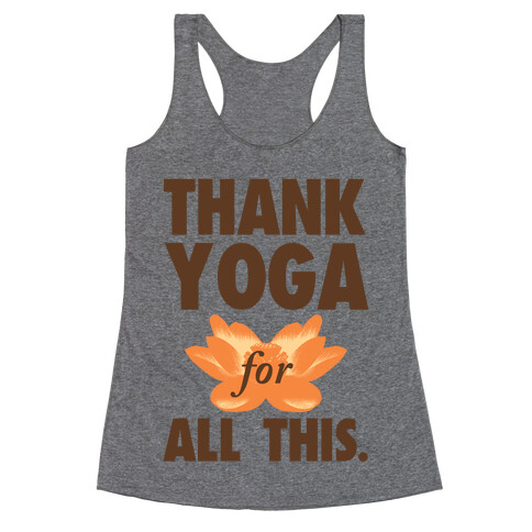 Thank Yoga Racerback Tank Top