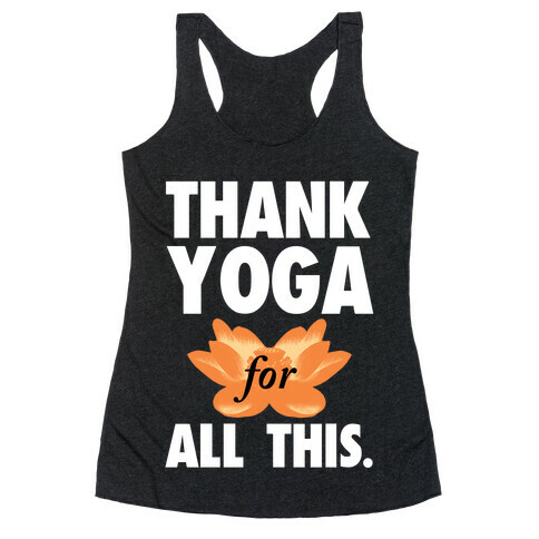 Thank Yoga Racerback Tank Top