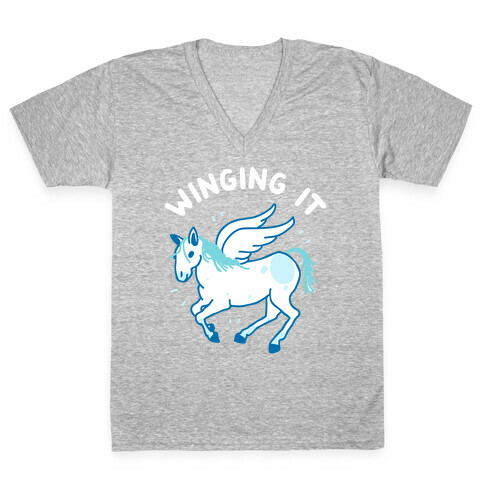 Winging It V-Neck Tee Shirt