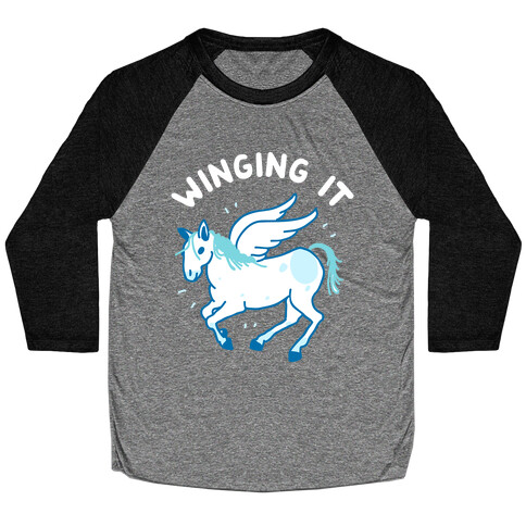 Winging It Baseball Tee