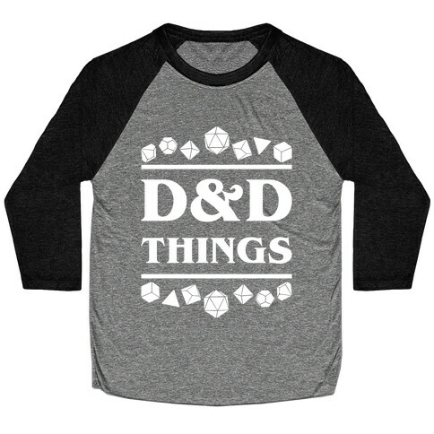 D&D Things Baseball Tee