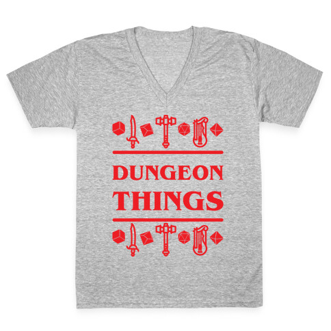 Dungeon Things V-Neck Tee Shirt