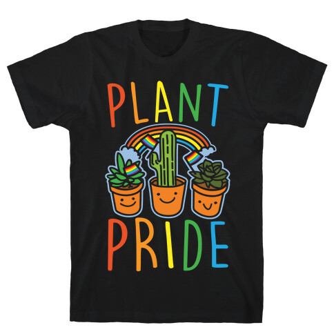 Plant Pride White Print T-Shirt