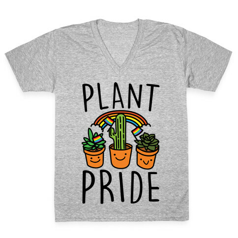 Plant Pride V-Neck Tee Shirt