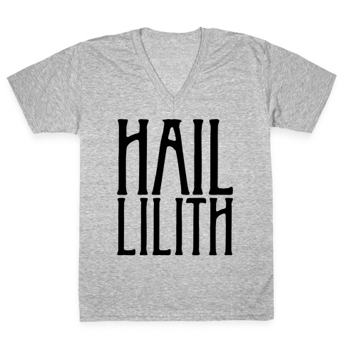 Hail Lilith Parody V-Neck Tee Shirt