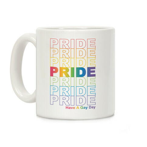 Pride Thank You Bag Parody Coffee Mug