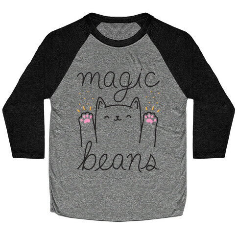 Magic Beans Cat Baseball Tee