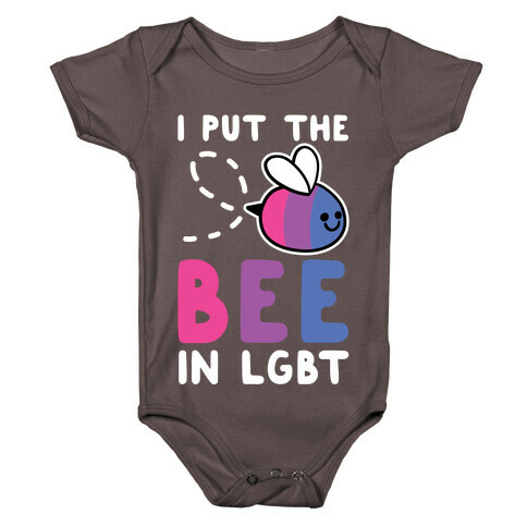 I Put the Bee in LGBT Baby One-Piece