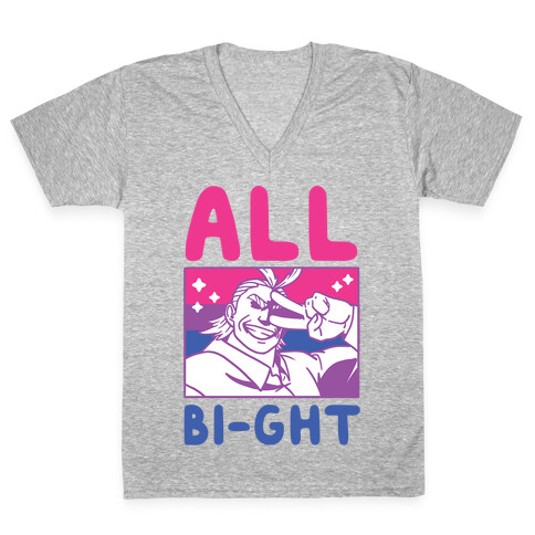 All Bi-ght  V-Neck Tee Shirt