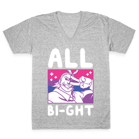 All Bi-ght  V-Neck Tee Shirt