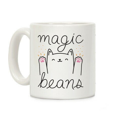 Magic Beans Cat Coffee Mug