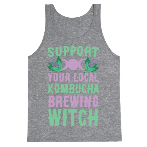 Support Your Local Kombucha-Brewing Witch Tank Top