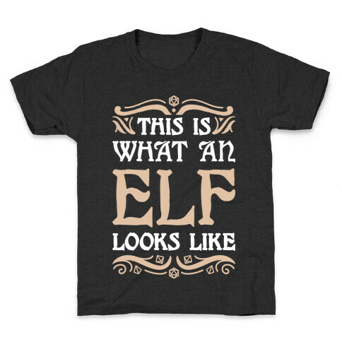 This Is What An Elf Looks Like Kids T-Shirt