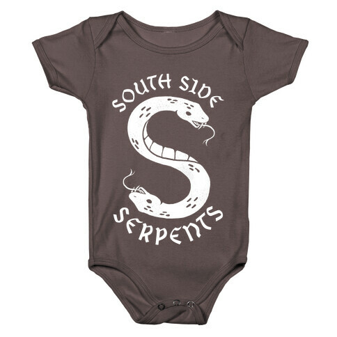 South Side Serpents Minimal Vintage Aesthetic Baby One-Piece