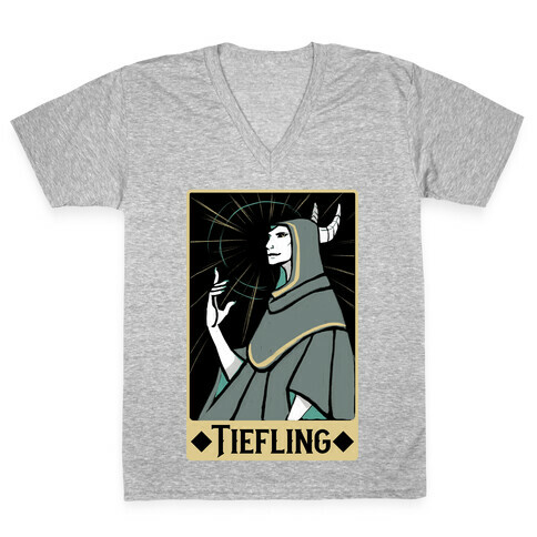 Tiefling - Dungeons and Dragons V-Neck Tee Shirt
