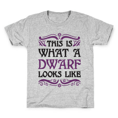 This Is What A Dwarf Looks Like Kids T-Shirt