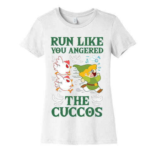 Run Like You Angered The Cuccos Womens T-Shirt