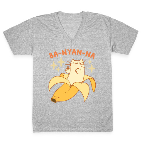 Ba-nyan-na V-Neck Tee Shirt