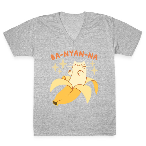 Ba-nyan-na V-Neck Tee Shirt