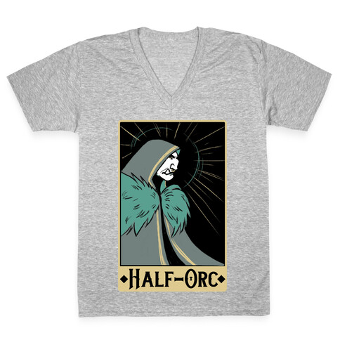 Half-Orc - Dungeons and Dragons V-Neck Tee Shirt