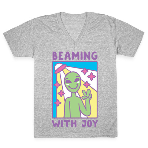 Beaming With Joy V-Neck Tee Shirt