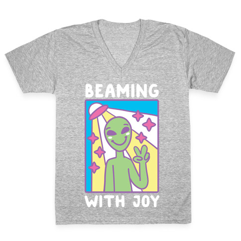 Beaming With Joy V-Neck Tee Shirt