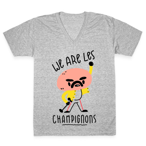 We Are Les Champignons V-Neck Tee Shirt
