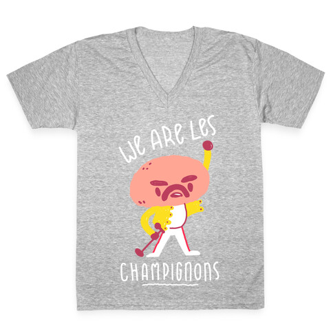 We Are Les Champignons V-Neck Tee Shirt