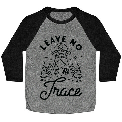 Leave No Trace Camping UFO Baseball Tee