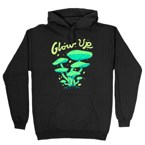 Glow up Bioluminescent Mushrooms Hooded Sweatshirt