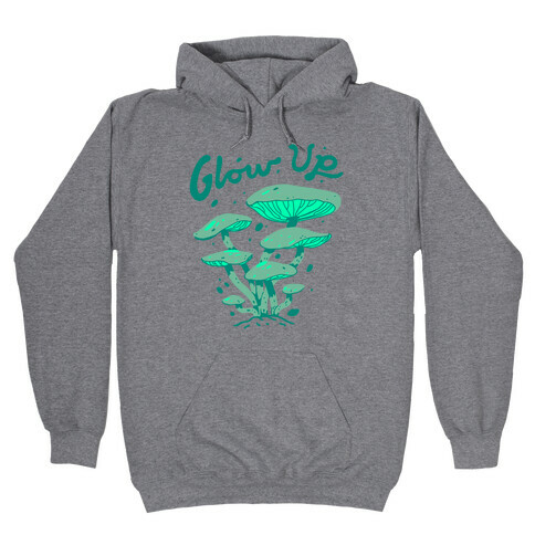 Glow up Bioluminescent Mushrooms Hooded Sweatshirt