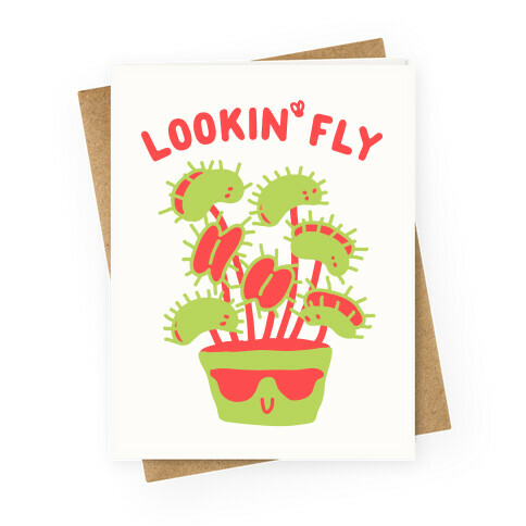 Looking Fly Greeting Card