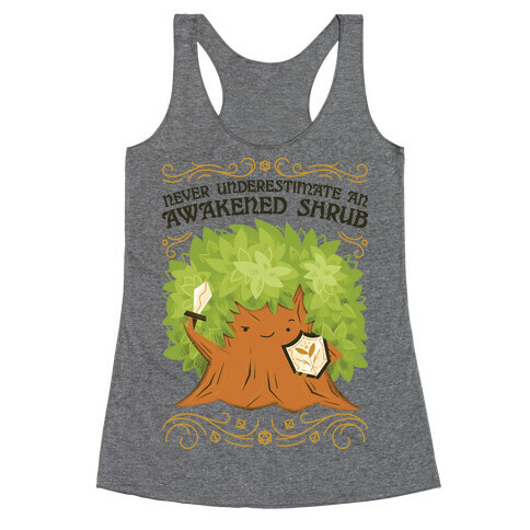 Awakened Shrub Racerback Tank Top