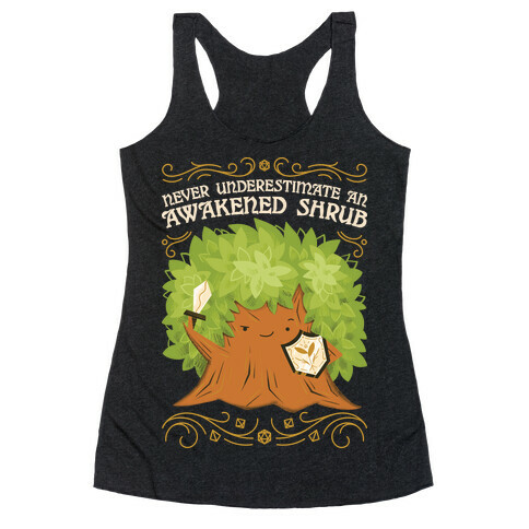 Awakened Shrub Racerback Tank Top