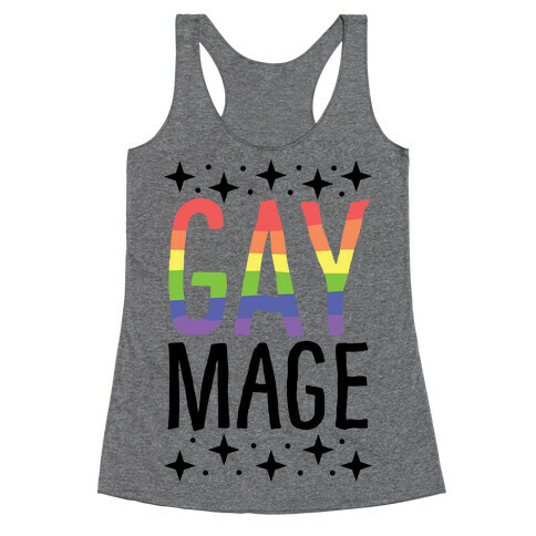 Gay Mage Racerback Tank Top