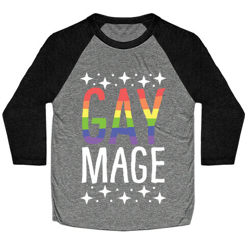 Gay Mage Baseball Tee