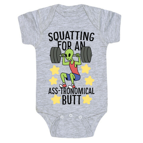 Squatting for an Ass-tronomical Butt Baby One-Piece