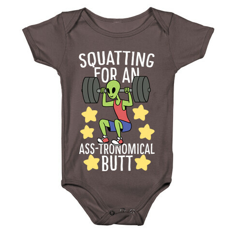 Squatting for an Ass-tronomical Butt Baby One-Piece